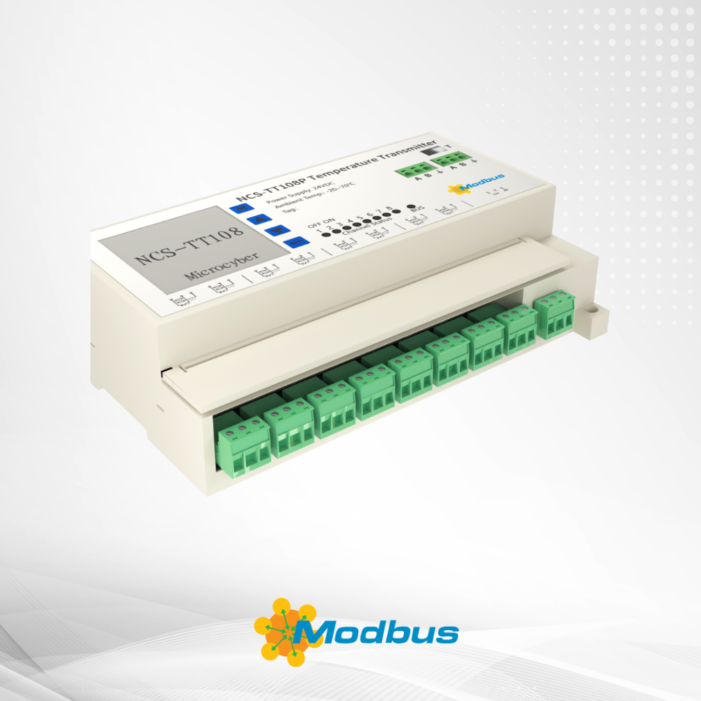 NCS-TT108M Rail Mount Multi-Input Modbus Temperature Transmitter NCS-TT108M Rail Mount Multi-Input Modbus Temperature Transmitter