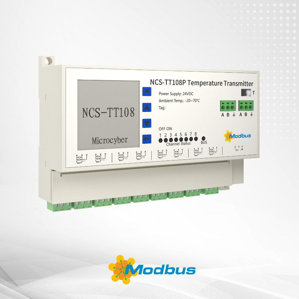NCS-TT108M Rail Mount Multi-Input Modbus Temperature Transmitter NCS-TT108M Rail Mount Multi-Input Modbus Temperature Transmitter