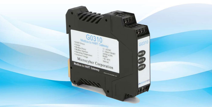 Шлюз Modbus в HART Modbus RTU в HART 4-20 мА | G0310